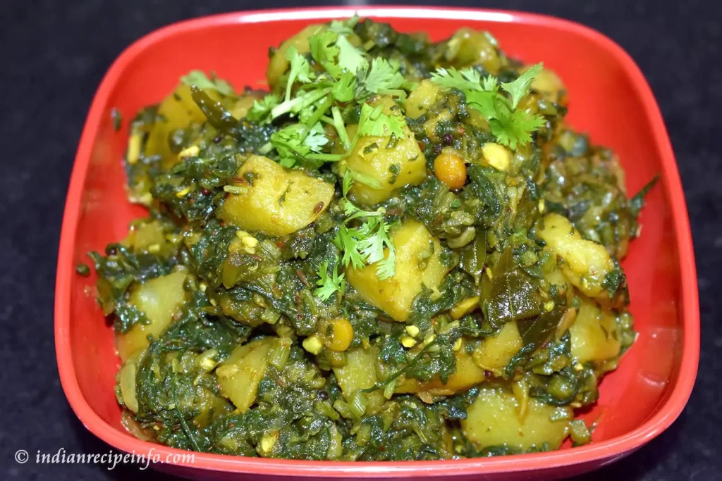 Potato Spinach Curry