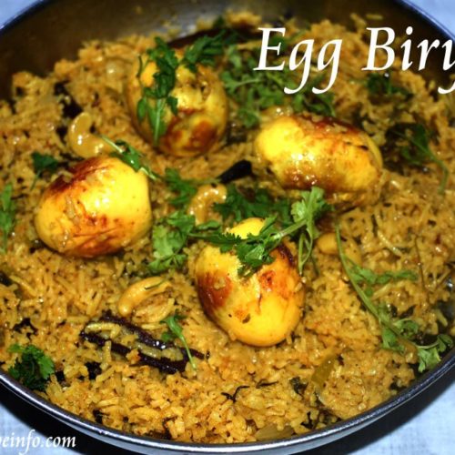 Egg Biryani Recipe