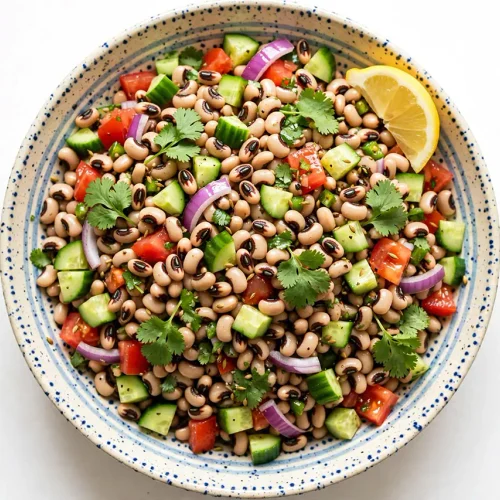 Fresh Indian Black-Eyed Pea Salad (Lobia Salad) Indian Black Eyed Pea Salad Lobia Chaat.webp