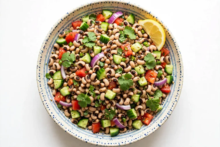 Indian Black Eyed Pea Salad Lobia Chaat.webp