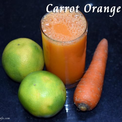 Orange Carrot Juice Recipe