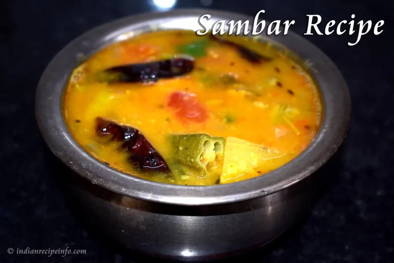 Easy South Indian Sambar Recipe Vegetable