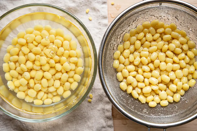 Dal Ka Seera (Traditional Moong Dal Halwa Recipe) Wash, Soak, and Drain the Dal