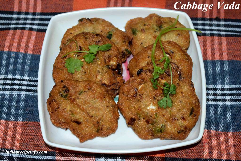 Cabbage Vada Recipe