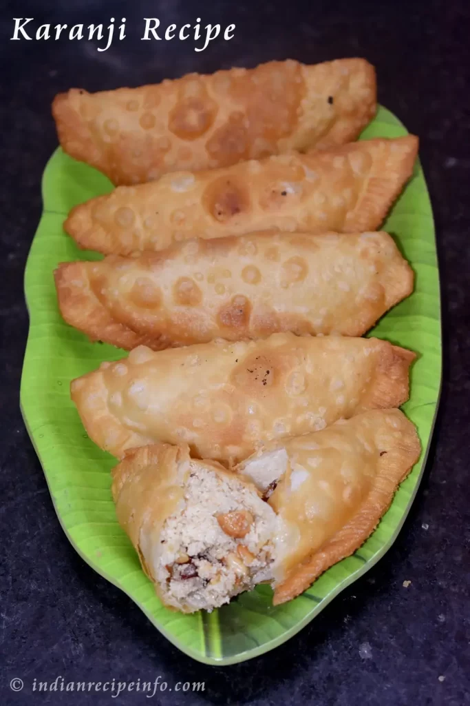 4 types of Karanji Recipe Filling
