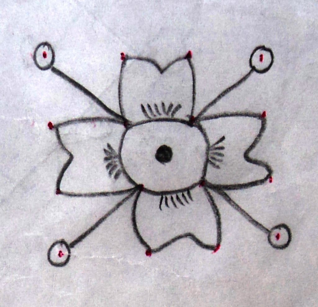 Easy Indian Muggulu (1)