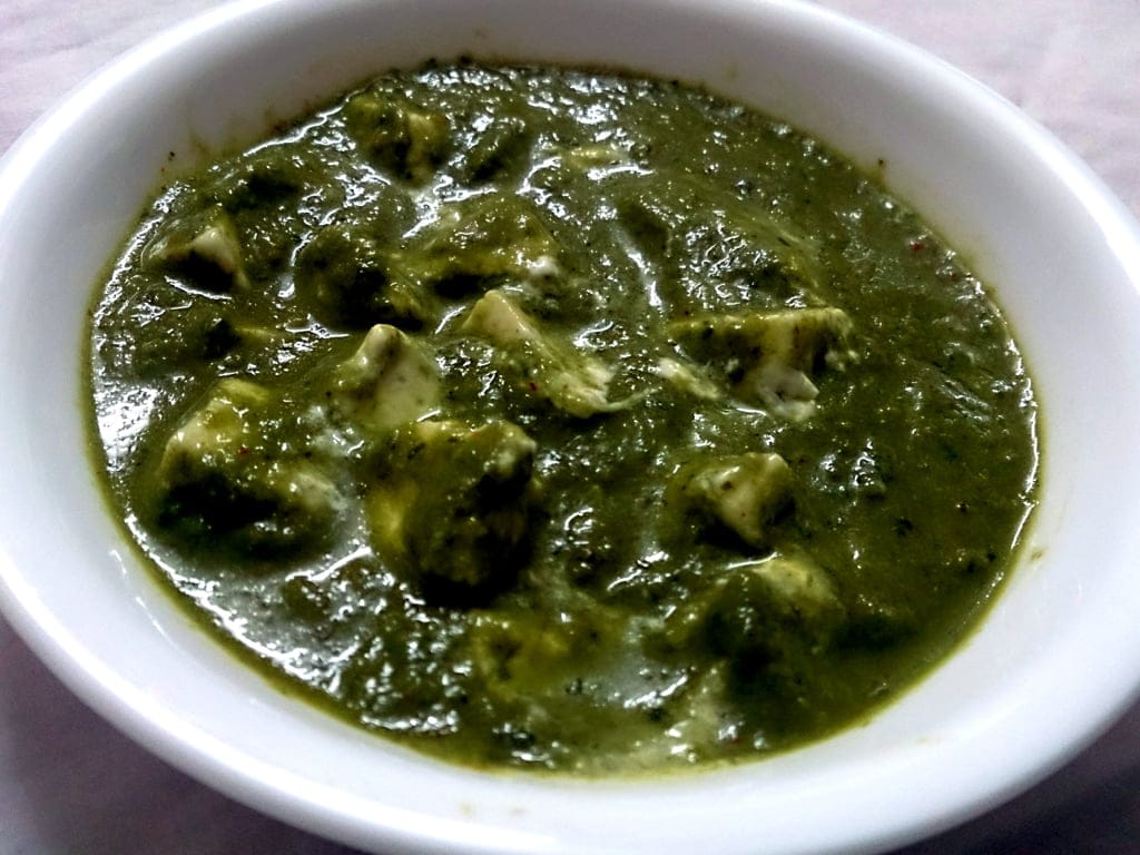 Palak Paneer Microwave