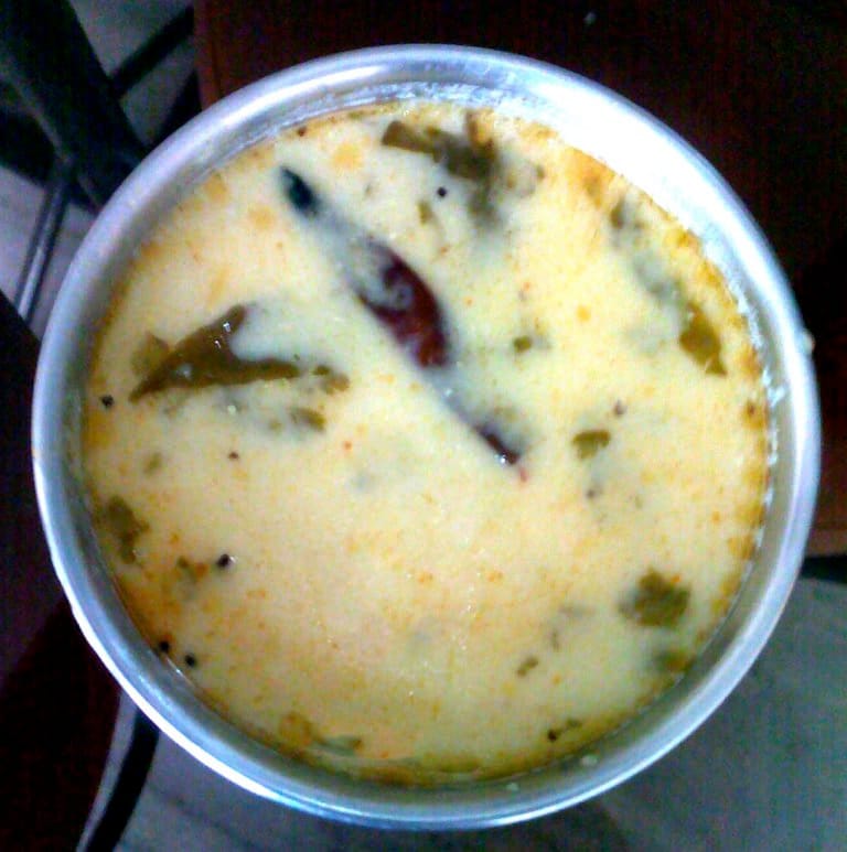 Gujarati kadhi Microwave