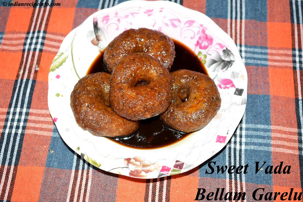 Sweet Vada Bellam Garelu Recipe