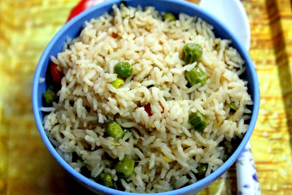 Vegetable Pulao Recipe | Veg Pulao Microwave | How to Make Vegetable Pulao Vegetable Pulav Recipe