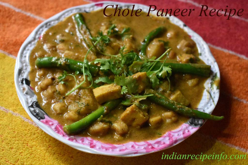 Chole Paneer Recipe