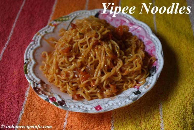 Yippee Noodles Recipe