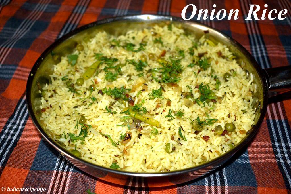 Onion Fried Rice Recipe