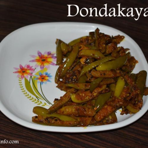 Dondakaya fry