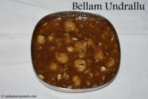 Bellam Undrallu Recipe