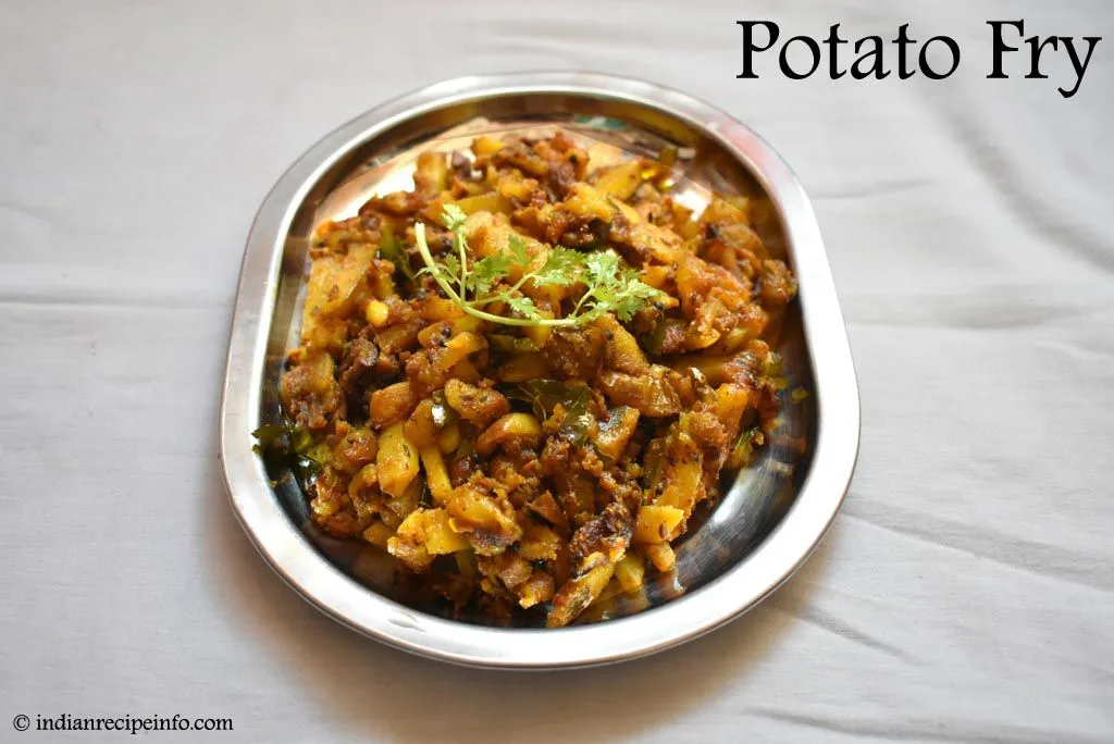 Potato Fry Recipe South Indian Style | Best Aloo Fry Recipe Potato Fry Recipe