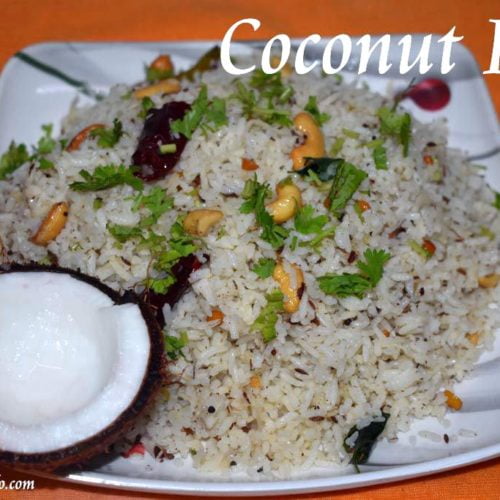 Coconut Rice Thengai Sadam