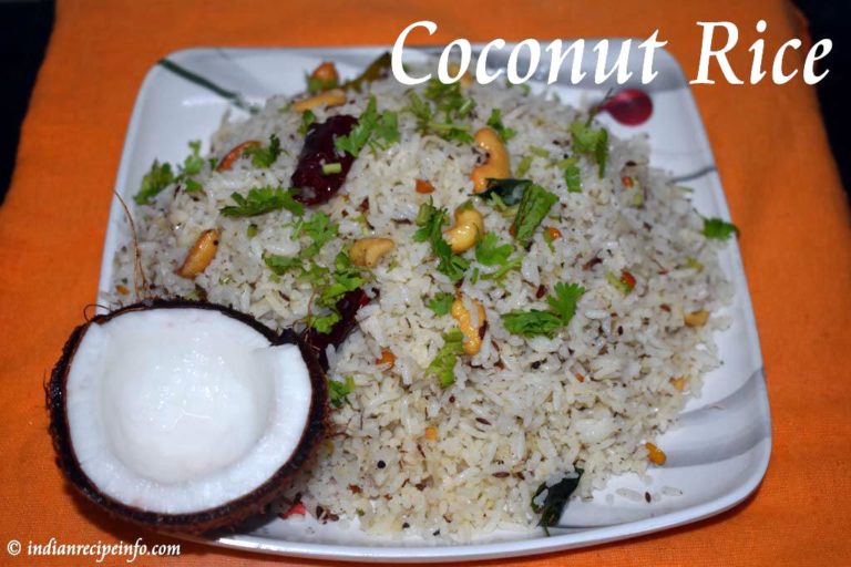 Coconut Rice Thengai Sadam