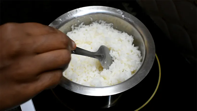 Authentic South Indian Curd Rice Recipe (Temple-Style Daddojanam) Cook the Rice in an Open Vessel