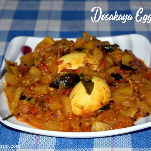 Dosakaya Egg Curry