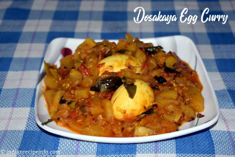 Dosakaya Egg Curry