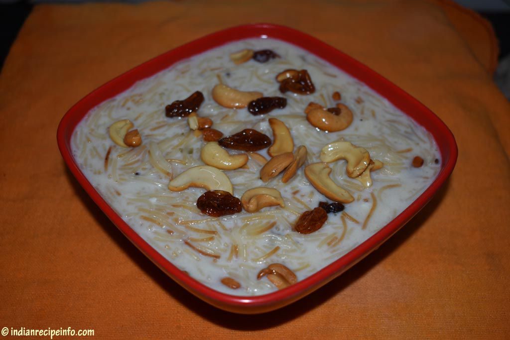 Semiya Payasam Recipe