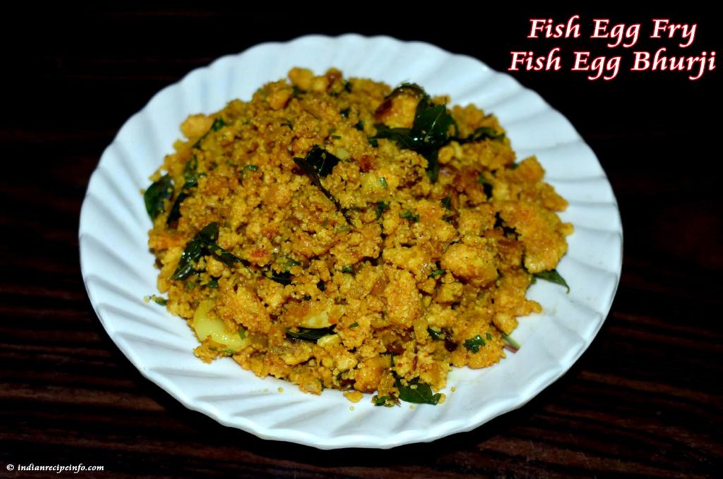 Fish Egg Fry Recipe