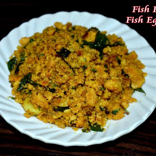 Fish Egg Fry Recipe