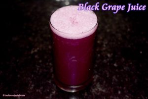 Black Grape Juice Recipe