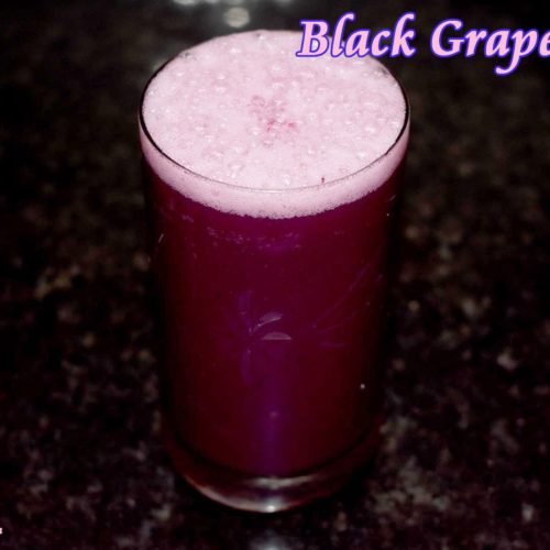 Black Grape Juice Recipe