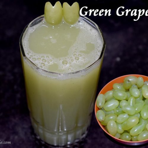 Green Grapes Juice Recipe