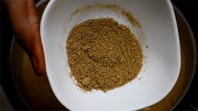 add coriander powder to make chicken gravy recipe.