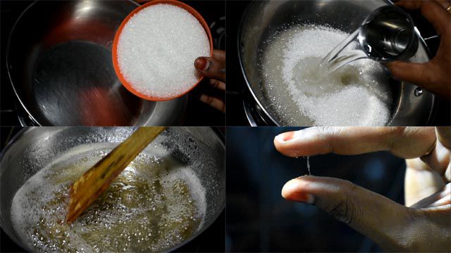 Make thin concentration sugar syrup
