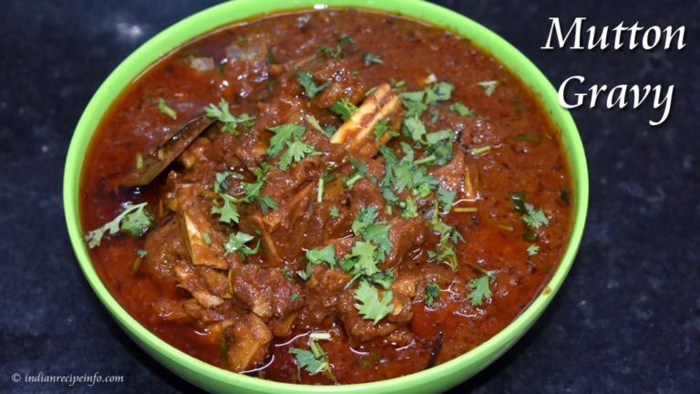 Mutton Gravy Recipe