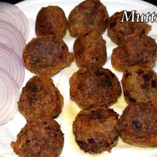 Mutton Balls Recipe