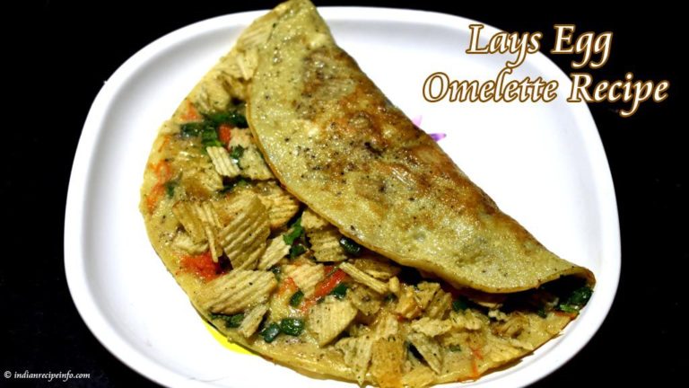 Egg Omelette with potato chips