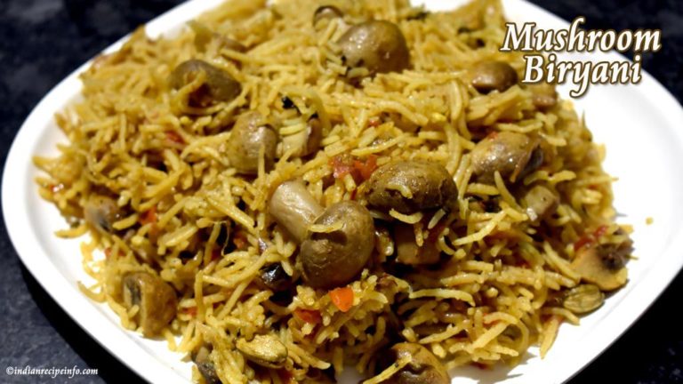 Mushroom Biryani