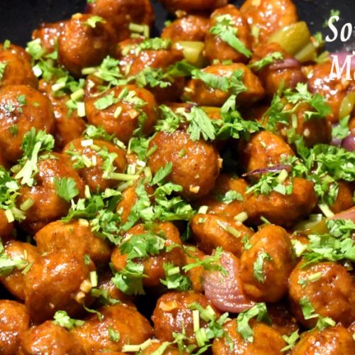 Soya Chunks Manchurian Recipe