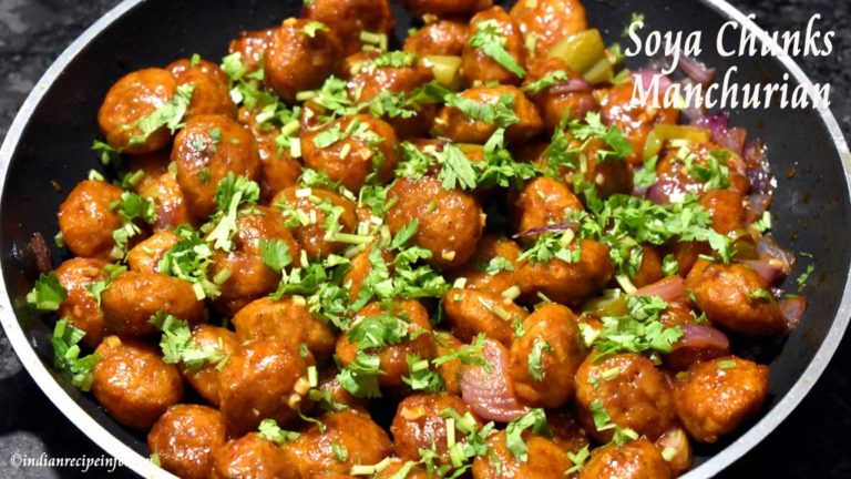 Soya Chunks Manchurian Recipe