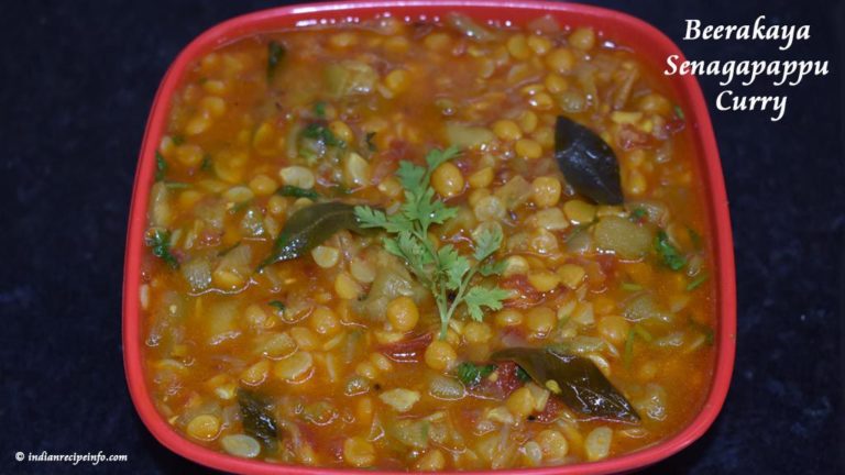 Beerakaya Senagapappu Curry