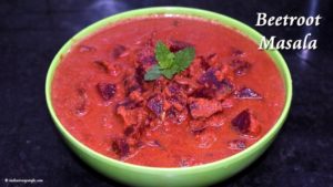 Beetroot Masala Curry