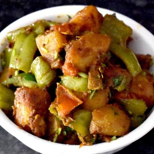 Potato Capsicum Curry