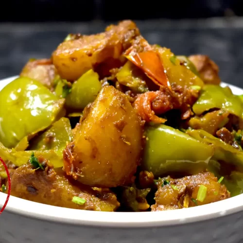 Potato Capsicum Curry