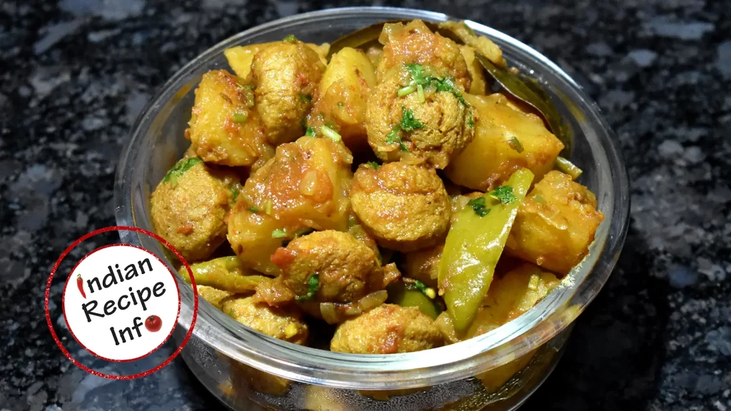 Soya Chunks Potato Curry