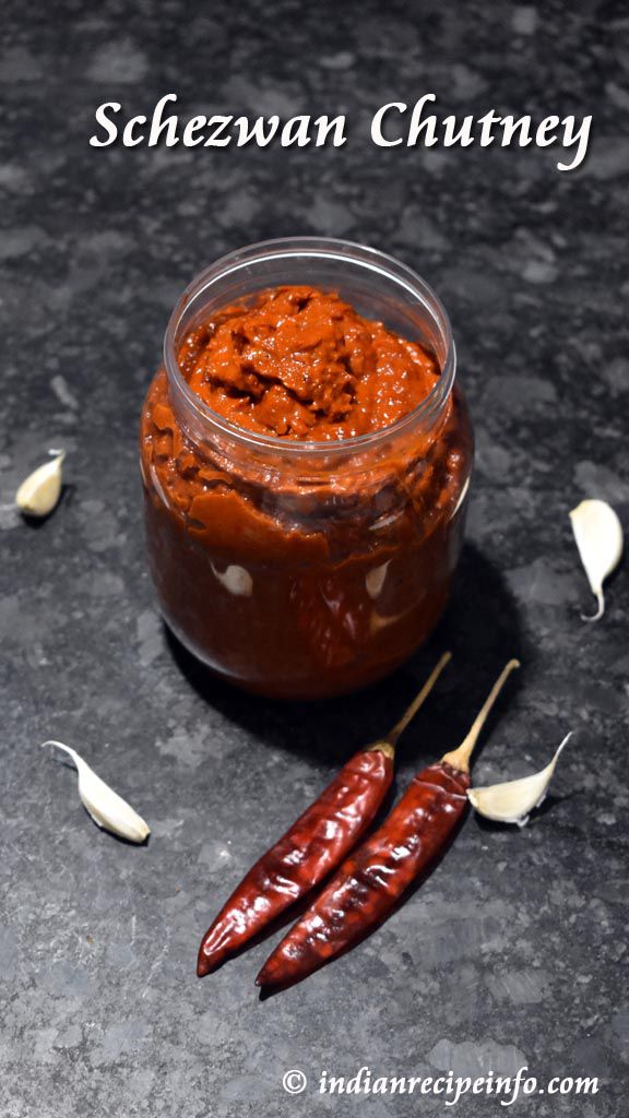Schezwan Sauce Recipe | Fiery Schezwan Chutney Schezwan Chutney