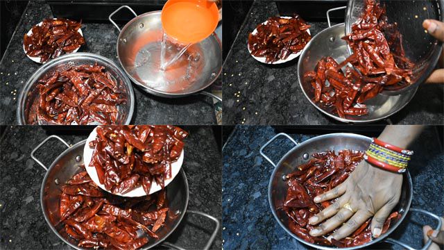 Schezwan Sauce Recipe | Fiery Schezwan Chutney Schezwan Sauce Recipe: Soak Chillies.