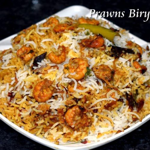 prawns biryani recipe