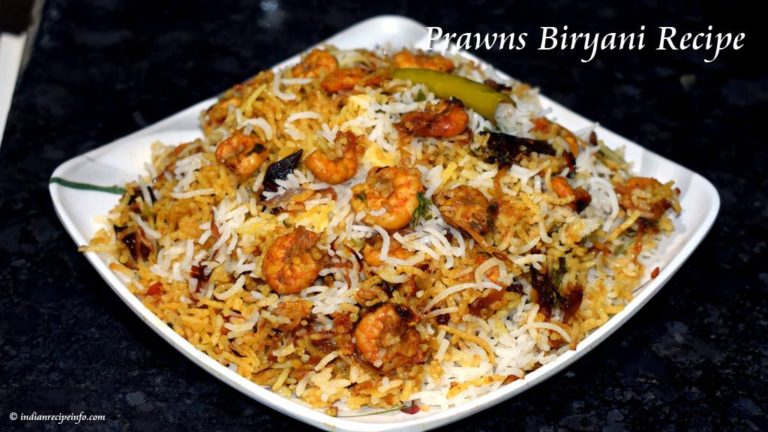 prawns biryani recipe