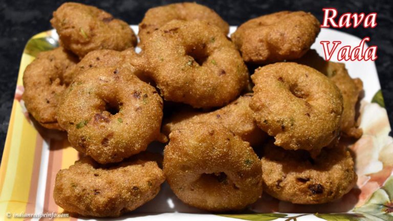 instant rava vada recipe