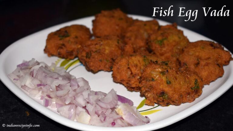 Fish Egg Vada Recipe